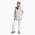 Women's snowboard jacket ROXY Chloe Kim Overhead 2021 gray violet marble 2