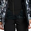 Women's snowboard jacket ROXY Jetty Block 2021 true black black flowers 13