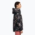 Women's snowboard jacket ROXY Jetty 2021 true black tropical cyanotype 3