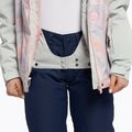 Women's snowboard jacket ROXY Jetty Block 2021 gray violet marble 12