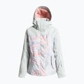 Women's snowboard jacket ROXY Jetty Block 2021 gray violet marble 13