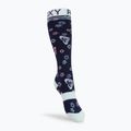 Children's snowboard socks ROXY Frosty 2021 medieval blue neo logo