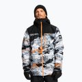 Quiksilver Morton men's snowboard jacket black and white EQYTJ03375