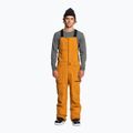 Men's Quiksilver Utility Bib yellow snowboard trousers EQYTP03153