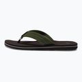 Quiksilver men's Molokai Layback Textured flip flops brown AQYL101266 11