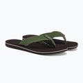 Quiksilver men's Molokai Layback Textured flip flops brown AQYL101266 4