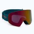 VonZipper Encore pacific satin/wildlife black fire chrome snowboard goggles AZYTG00114-NVR