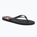 Women's flip flops ROXY Viva Printed 2021 black multi