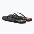 Women's flip flops ROXY Viva Printed 2021 black multi 3