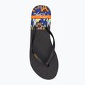 Women's flip flops ROXY Viva Printed 2021 black multi 6