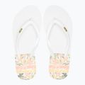 Women's flip flops ROXY Viva Printed 2021 white 12