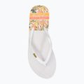 Women's flip flops ROXY Viva Printed 2021 white 6