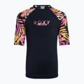 Children's swimming T-shirt ROXY Active Joy Lycra 2021 anthracite zebra jungle girl