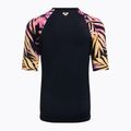 Children's swimming T-shirt ROXY Active Joy Lycra 2021 anthracite zebra jungle girl 2