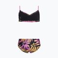 Children's two-piece swimsuit ROXY Active Joy Basic Triangle Set 2021 anthracite zebra jungle girl 2