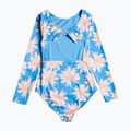 ROXY Ocean Treasure azure blue palm island rg children's swim body 2