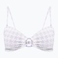 Swimsuit top ROXY Check It Bandeau 2021 purple rose