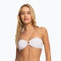 Swimsuit top ROXY Check It Bandeau 2021 purple rose 4