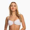 Swimsuit top ROXY Check It Bandeau 2021 purple rose 5