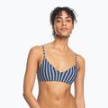 Swimsuit top ROXY Into The Sun Athletic Triangle 2021 mood indigo novela stripe vert 2