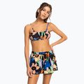Women's swim shorts ROXY Salty Tan 2021 anthracite flower jammin 2