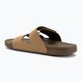 Quiksilver men's Rivi Leather Double Adjust flip-flops tan 1 3