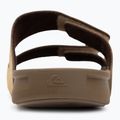 Quiksilver men's Rivi Leather Double Adjust flip-flops tan 1 6