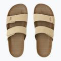 Quiksilver men's Rivi Leather Double Adjust flip-flops tan 1 2