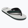 Quiksilver men's Molokai Layback Saturn flip flops white and black AQYL101319 9