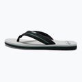 Quiksilver men's Molokai Layback Saturn flip flops white and black AQYL101319 11