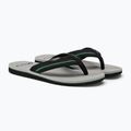 Quiksilver men's Molokai Layback Saturn flip flops white and black AQYL101319 4