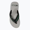 Quiksilver men's Molokai Layback Saturn flip flops white and black AQYL101319 6