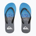 Quiksilver men's Molokai Wordblock flip flops blue-grey AQYL101287 9