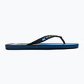 Quiksilver men's Molokai Wordblock flip flops blue-grey AQYL101287 2