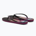 Quiksilver men's Molokai Wordblock flip flops black and pink AQYL101287 3