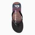 Quiksilver men's Molokai Wordblock flip flops black and pink AQYL101287 6