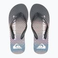 Quiksilver men's Molokai Wordblock flip flops black and pink AQYL101287 12