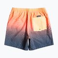 Men's Quiksilver Everyday Warped Logo Volley 17" swim shorts navy blue and orange EQYJV04000-BSL6 2