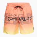 Men's Quiksilver Everyday Wordblock Volley 17" swim shorts orange EQYJV04005-MHV6
