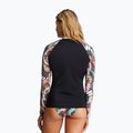 Women's swimming T-shirt Billabong A/Div black multi 2 2