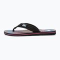 Men's Quiksilver Molokai Layback II blue flip flops AQYL101339 11