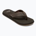 Quiksilver men's Monkey Wrench Core flip flops brown AQYL101324 8
