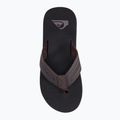 Quiksilver men's Monkey Wrench Core flip flops brown AQYL101324 6