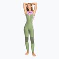 Women's ROXY 1.5 mm Long John palmed out light gray swim wetsuit 3