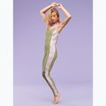Women's ROXY 1.5 mm Long John palmed out light gray swim wetsuit 10