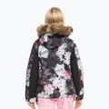 Children's snowboard jacket ROXY Jet Ski Girl true black blurry flower 3