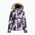Women's snowboard jacket ROXY Jet Ski true black blurry flower 10