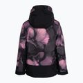 Children's snowboard jacket ROXY Silverwinter Girl true black pansy pansy 4