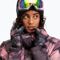 Women's snowboard gloves ROXY Jetty true black pansy pansy 3