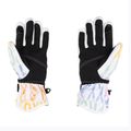 Women's snowboard gloves ROXY Jetty black bright white sapin 2